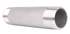 1-1/2" Diameter Sch. 80 Seamless Stainless Steel Nipples
