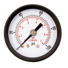 1-1/2" Pressure Gauges (WOG) - 1/8" NPT Center Back Mount, OEM