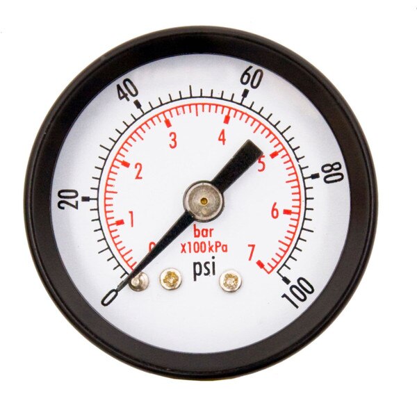 1-1/2" Pressure Gauges (WOG) - 1/8" NPT Center Back Mount, OEM