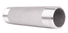 1" Diameter Sch. 40 Welded Stainless Steel Nipples