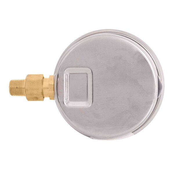 2-1/2" Silicone Oil Filled Pressure Gauge SS/Br 1/8" NPT Left Side Mount 0-160 PSI