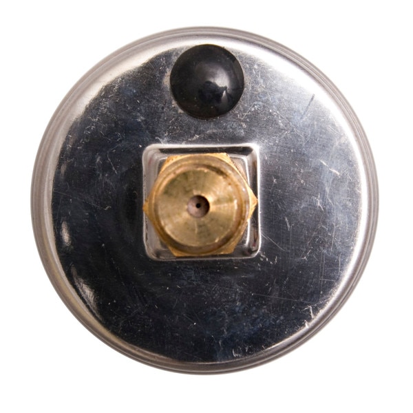 2" Liquid Filled Pressure Gauges - Stainless Steel Case, Brass, 1/4" NPT, Center Back Mount Connection