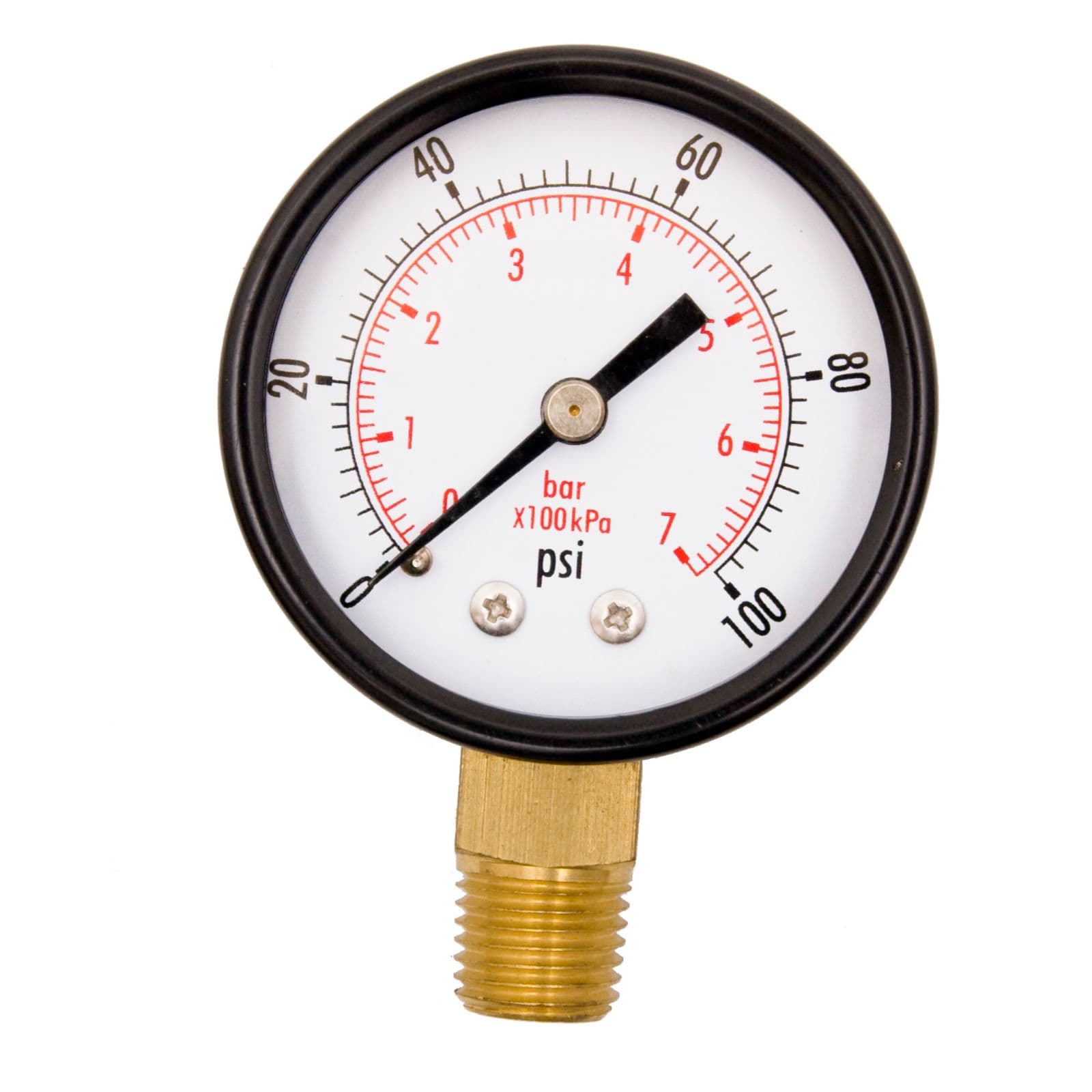 2" Vacuum Gauge 1/4" NPT Lower Mount 