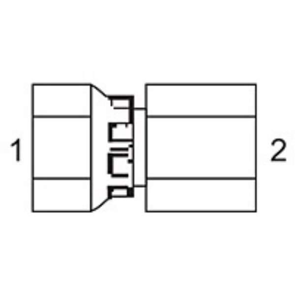 37 Flare To Pipe - JIC Swivel Female x Female Pipe