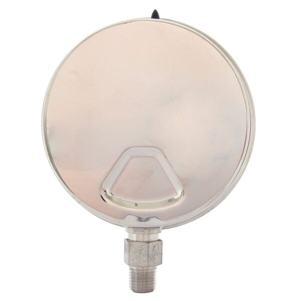 4" All Stainless Steel Oil Filled Pressure Gauge - 1/4" NPT Lower Mount Connection