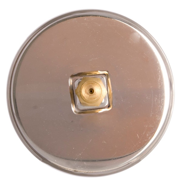 4" Oil Filled Pressure Gauge - Stainless Steel Case, Brass, 3/8" NPT, Center Back Mount Connection