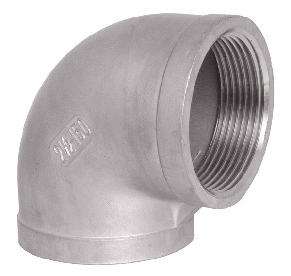 Stainless Steel 90-degree Elbow Fitting