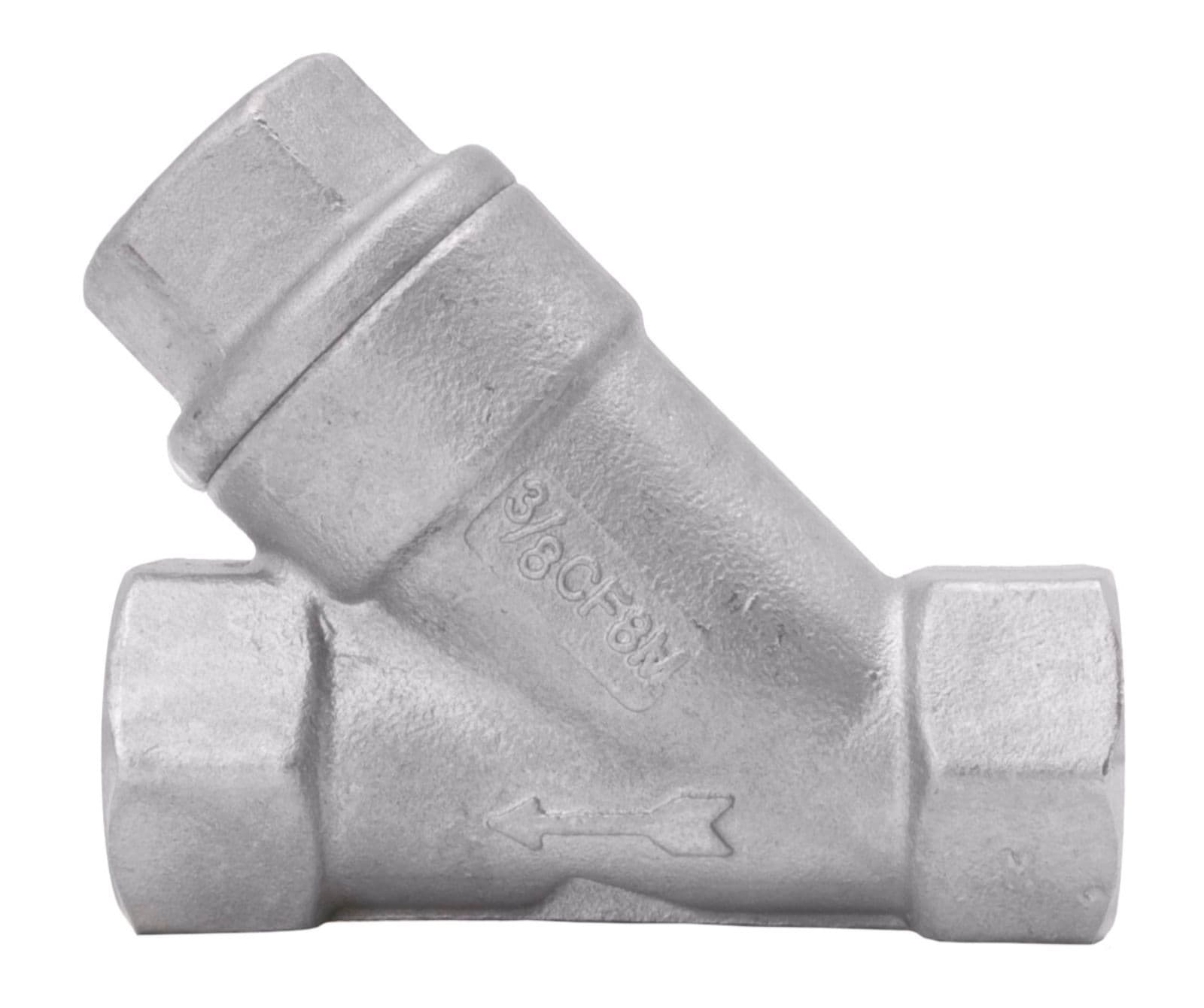 3/8" Stainless Steel YStrainer 400WOG, Economy