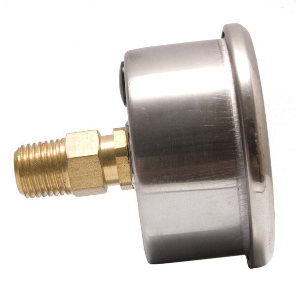 Center Back Mount Oil-Filled Vacuum Gauge 2" Face