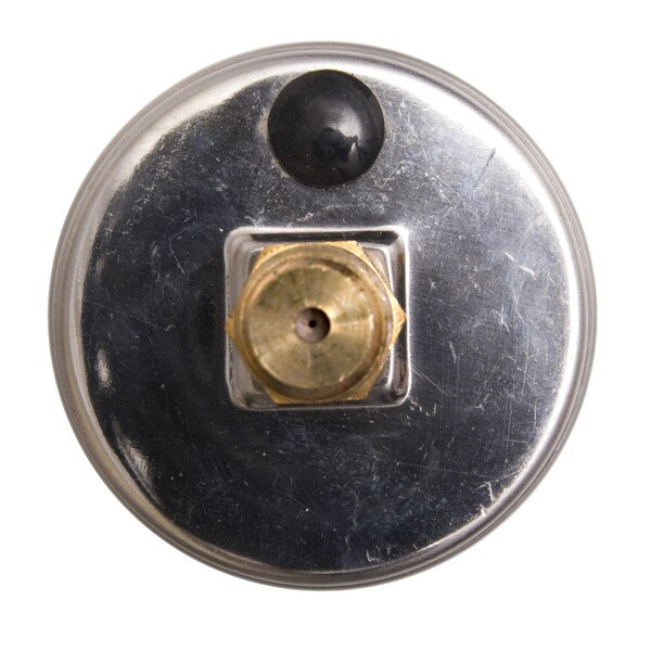 Center Back Mount Oil-Filled Vacuum Gauge 2" Face