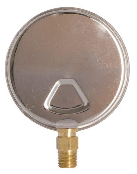 4" Face Vacuum Gauge Oil-Filled Lower Mount