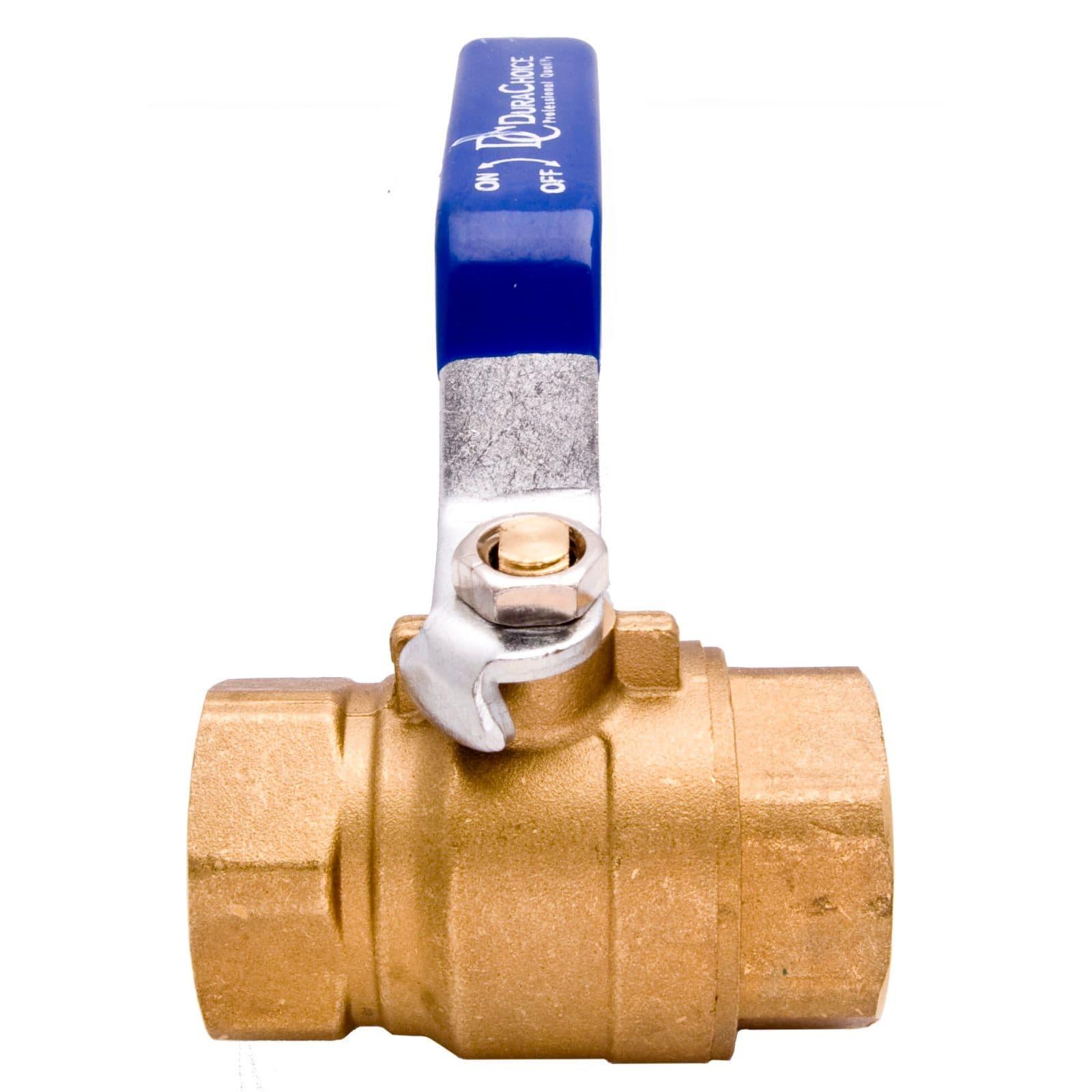 1/4" NPT Brass Ball Valves Full Port UL CSA FM Shut-Off Valve 10 600psi WOG 