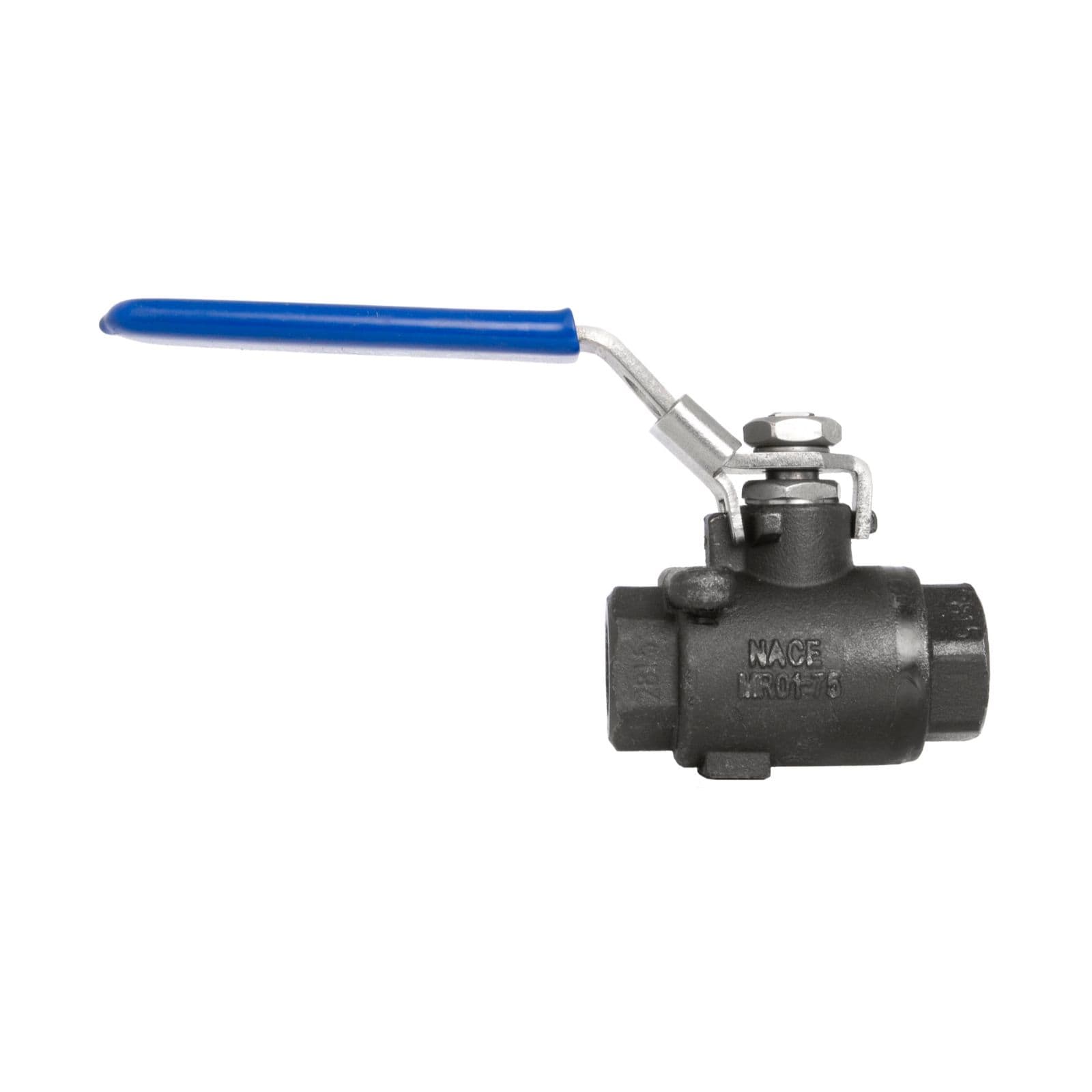 Vanne à Bille 1/2" En Acier Carbone - Pleine Ouverture, Joints RPTFE, Soudable - 2000 PSI - Neuf