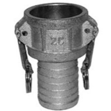 Cast Iron Cam and Groove Couplings - Female Coupler x Hose Shank