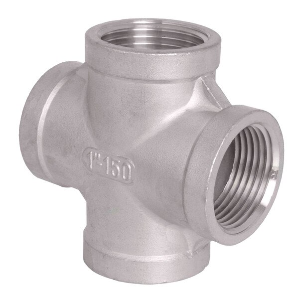 Cross Tee Stainless Steel (304), 150 lbs. Class