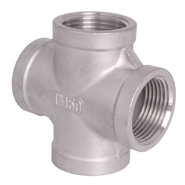 Cross Tee Stainless Steel (304), 150 lbs. Class