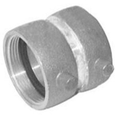 Double Female Swivel - Brass