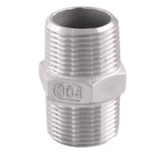 HEX NIPPLE SS 316