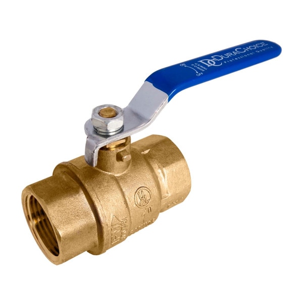 Lead-Free Brass Ball Valve w/ optional locking handle - UL, CSA, FM and UPC Certified
