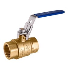 Locking Handle Brass Ball Valve - UL, CSA, FM and UPC certified Lead-Free