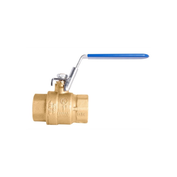 Locking Handle Brass Ball Valve - UL, CSA, FM and UPC certified Lead-Free