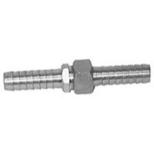 Long Shank Hose Coupling Steel with Hex Swivel Nuts