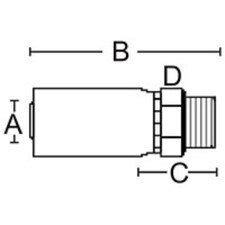 Male Boss O-Ring Rigid