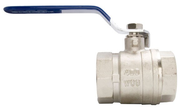 Nickel Plated Ball Valve - Standard Port 400 psi (WOG)