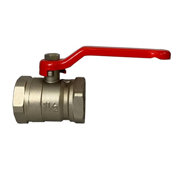 Nickel Plated Brass Ball Valve - Reduced Port 400 PSI WOG