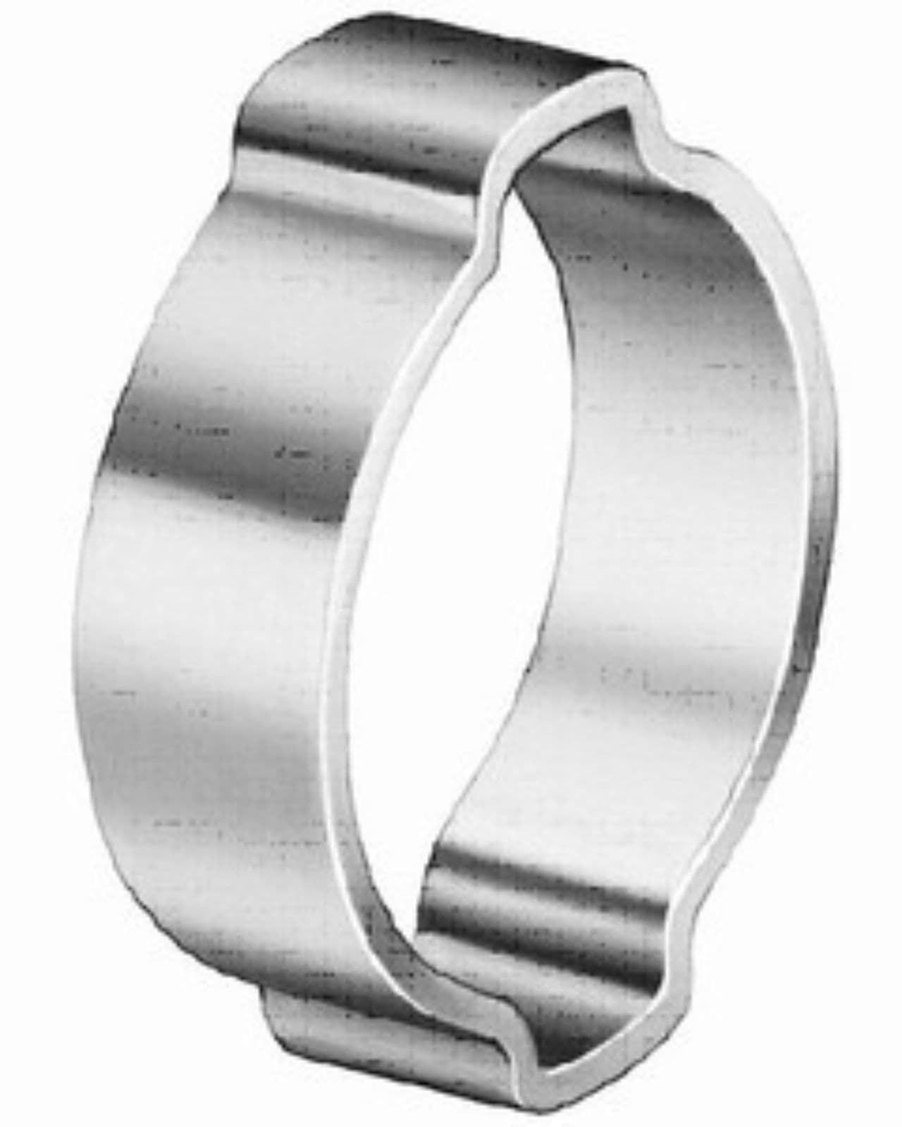 Zinc plated carbon steel SAE 1008/1010 or DIN 1.0338, Clamp size range