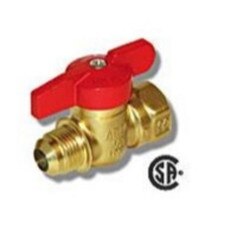 One Piece Body Gas Ball Valve - Fip x Flare