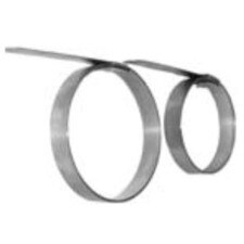 Preformed Stainless Clamps 5/8" and 3/4" Wide Smooth ID