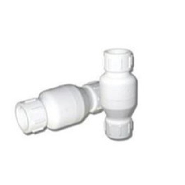 PVC Inline Check Valve with SS Spring