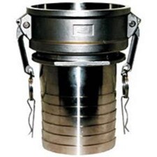 Reducing Adapters and Couplers - Female Coupler x Hose Shank with Notched Collar