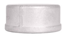 NPT threaded banded cap fitting available in SS316 and SS304.
