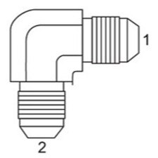 SAE 37 To JIC - 90 Degree Union Elbow