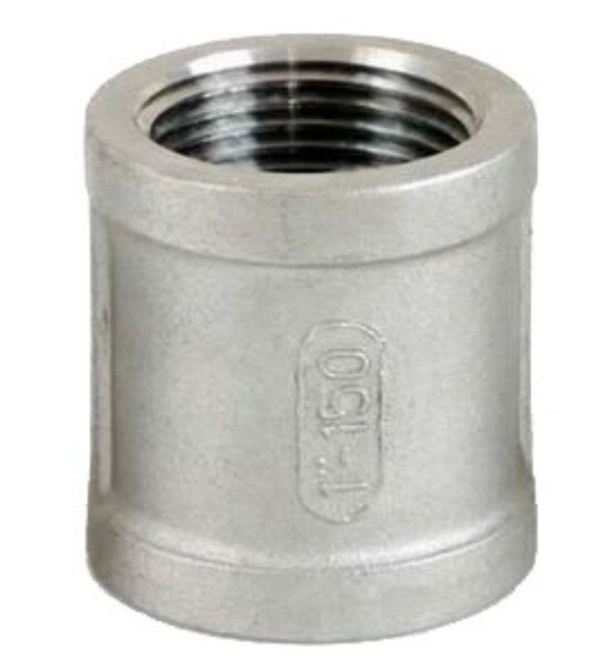 NPT threaded FxF banded socket, available in both SS304 and SS316.