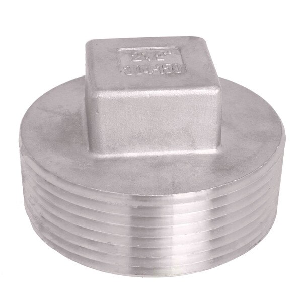 Square Plug S.S. (304)