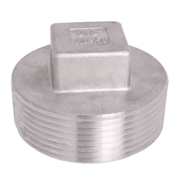 Square Plug S.S. (304)