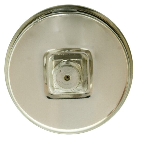 2-1/2" Face Vacuum Gauge Oil Filled All Stainless Steel Center Back Mount