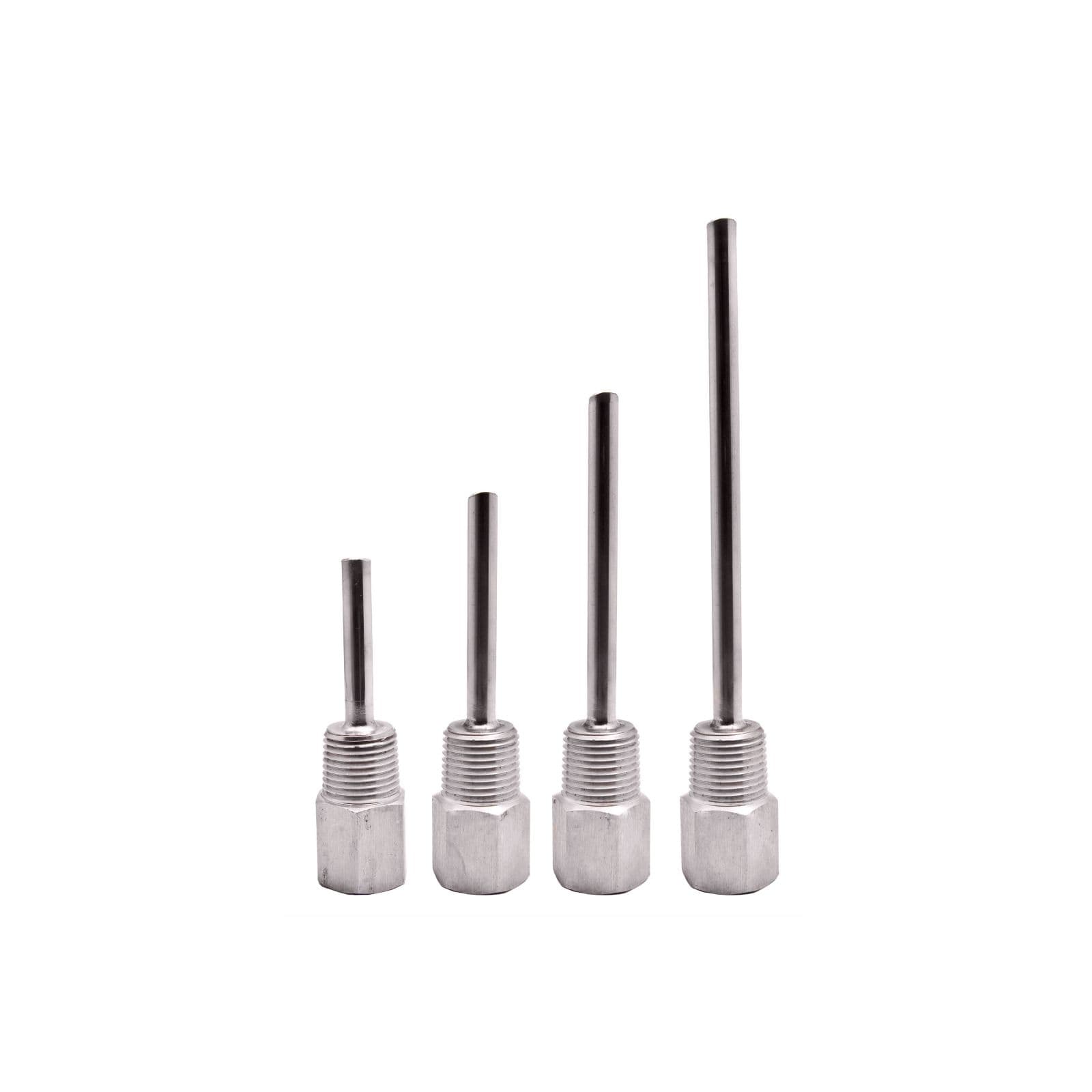 Thermowell Stainless Steel 304 1/2" NPT Connection