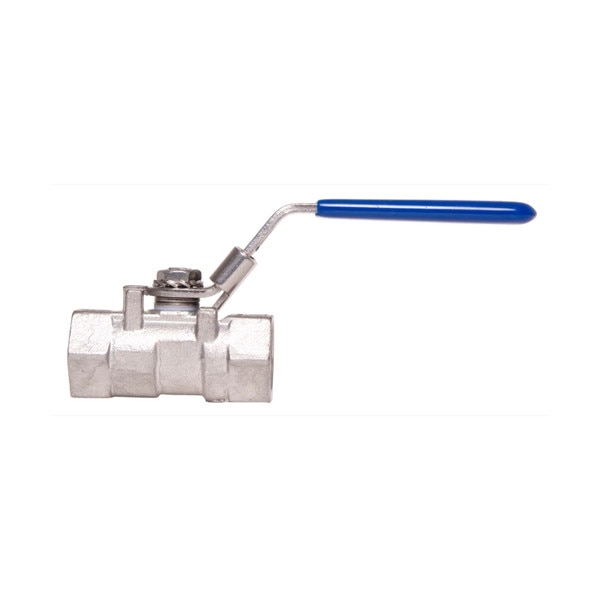 Stainless Steel (316) Ball Valve - 1 Piece Standard Port, 1,000 PSI (WOG)