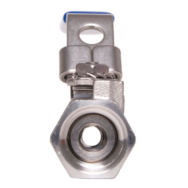 Stainless Steel (316) Ball Valve - 1 Piece Standard Port, 1,000 PSI (WOG)