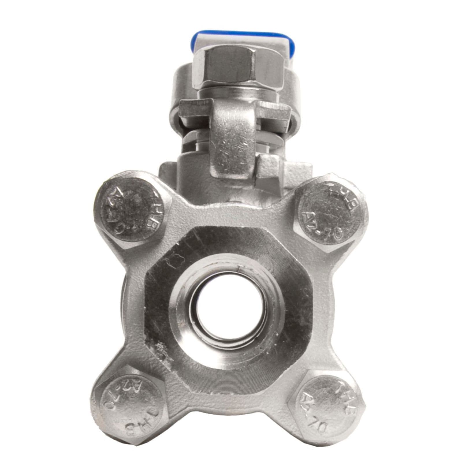 Vanne à Billes Acier Inoxydable Mâle-Mâle 1/2 Pouces DN15 1000 WOG - Poignée Robuste Pour Eau, Gaz, Huile