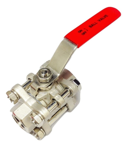 1/2" Stainless Steel (316) Ball Valve - 3pc Full Port, 1,000WOG OEM No Logo