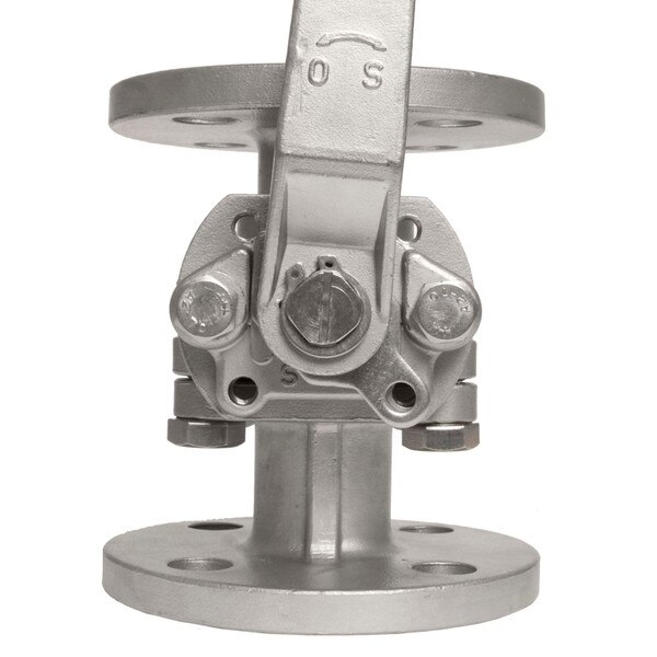 Stainless Steel (316) Flange Ball Valve - 2 Piece, ANSI-Class 150 lb.