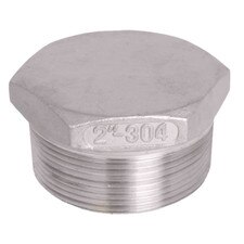 Stainless Steel (316) Hex Plug