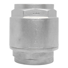 Stainless Steel 316 In-Line Spring Check Valve - 150 lb Class