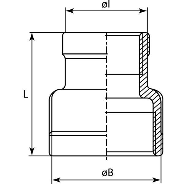 Stainless Steel (316) Reducing Socket
