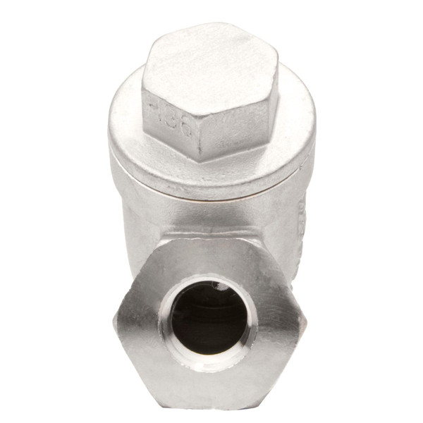Stainless Steel 316 Y-Spring Check Valve, 800 PSI